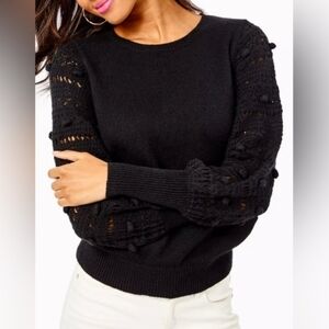 Lilly Pulitzer Black Crew Neck Sweater